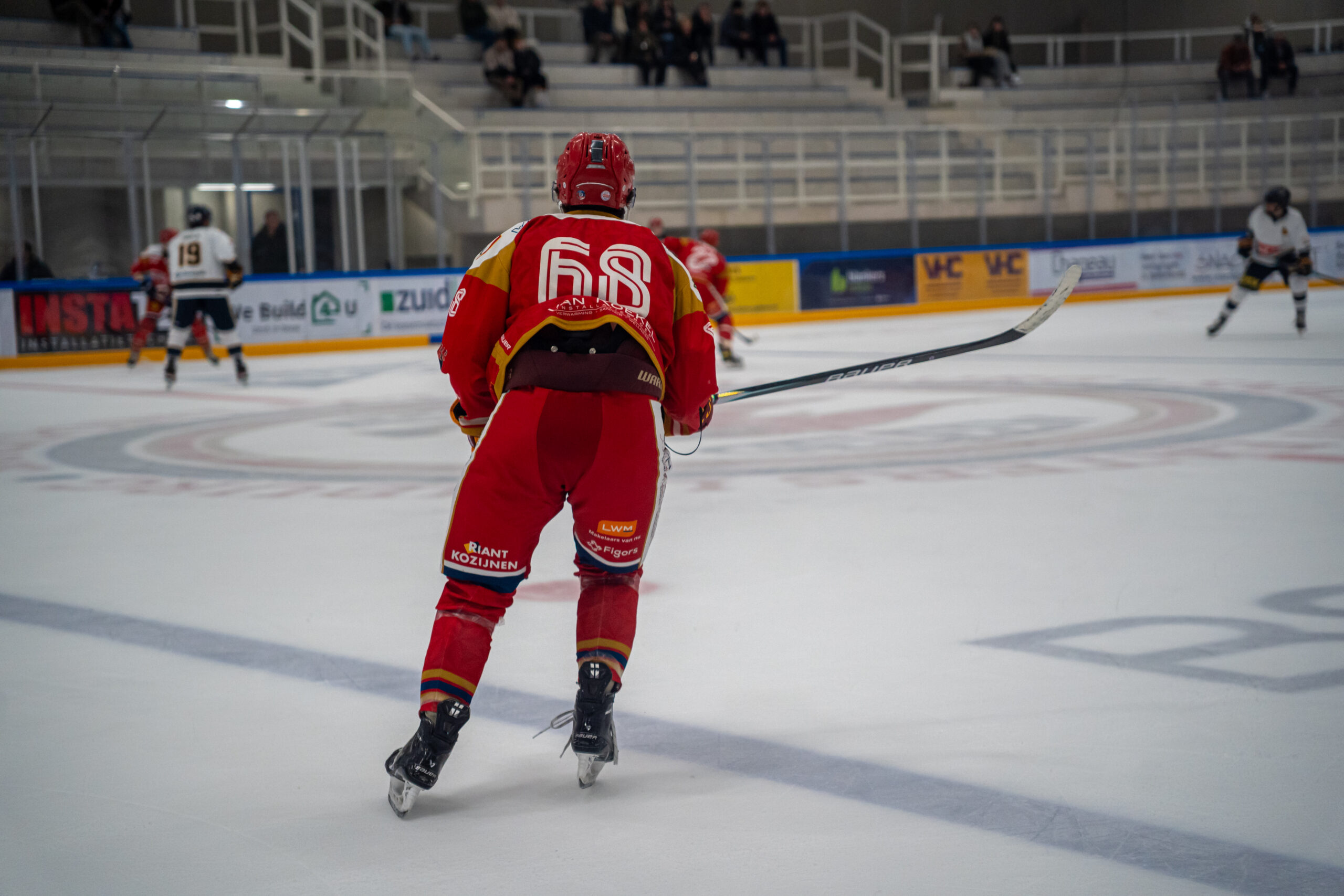 Eaters winnen nationale beker, speler in actie